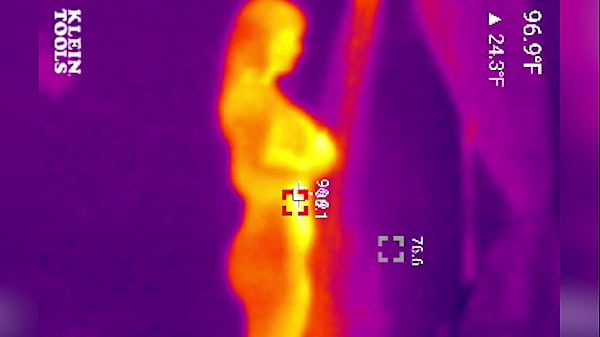 Sex and a shower caught on thermal cameras