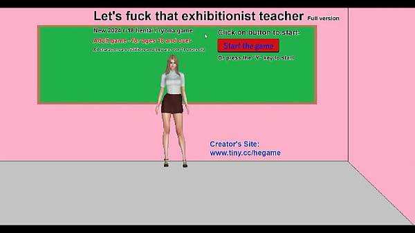 Hot teacher taking her clothes off in front of her 18 year old students in classroom and then being convinced to have sex with them in Let s fuck that exhibitionist teacher new 2025 hentai game