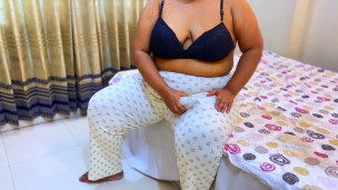 Hot Stepmother With Big Fat Dick Masturbat was caught by stepson – from Female to Shemale by Starpon