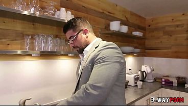 3-Way Porn – Two Awesome Teens are NAiled Down by their StepDad in a Wild 3some